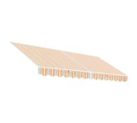 vidaXL Tessuto di Ricambio per Tenda Strisce Multicolore 3,5x2,5 m
