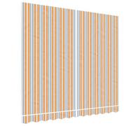 vidaXL Tessuto di Ricambio per Tenda Strisce Multicolore 3x2,5 m, Tessuto per Tenda da Sole, Parasole per Esterni, Parte Superiore per Tenda da Sole