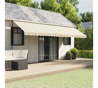 vidaXL Tessuto di Ricambio per Tenda Strisce Multicolore 6x3 m