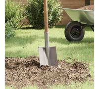 vidaXL Testa di Pala 4 pcs Argento 43 x 17 cm