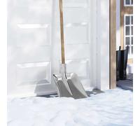 vidaXL Testa di Pala 4 pcs Argento 45 x 38 cm Alluminio