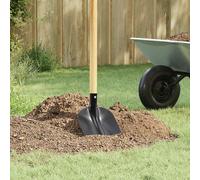 vidaXL Testa di Pala 4 pcs Nero 34,5 x 24 cm