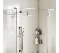 vidaXL Testa Doccia a Pioggia Acciaio Inox 304 30x20 cm Rettangolare, soffione doccia a pioggia, soffione bagno, parte doccia