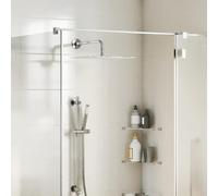 vidaXL Testa Doccia a Pioggia Acciaio Inox 304 40x30 cm Rettangolare, soffione doccia a pioggia, soffione bagno, parte doccia