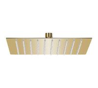 VIDAXL - Testa Doccia a Pioggia in Acciaio Inox 20x20cm Quadrata Oro