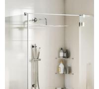 vidaXL Testa Doccia a Pioggia in Acciaio Inox 304 50x50 cm Quadrata, soffione Doccia a Pioggia, soffione Bagno, Parte Doccia