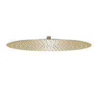 vidaXL Testa Doccia a Pioggia in Acciaio Inox 50 cm Rotonda Oro