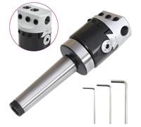 vidaXL Testa Foratura 50 mm con Gambo MT3 per Fresatura al Tornio