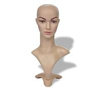 vidaXL Testa Manichino Donna con Spalle in PE Parrucca Supporto Espositore