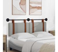 vidaXL Testata appesa Grigio Nuvola 150 x 55 x 5 cm PU Antico