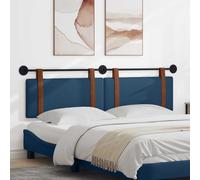 vidaXL Testata appesa Montaggio a parete Blu 190 x 55 x 5 cm PU Antico
