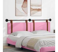 vidaXL Testata appesa Tinta unita Rosa 190 x 55 x 5 cm PU Antico
