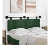 vidaXL Testata appesa Verde Giungla 150 x 55 x 5 cm Tessuto in Cords