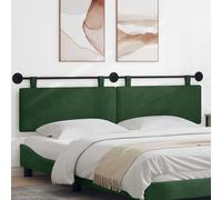 vidaXL Testata appesa Verde Giungla 210 x 55 x 5 cm Tessuto in Cords