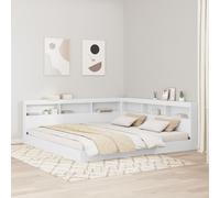 vidaXL Testata contenitore Bianco 180 cm Legno multistrato
