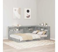 vidaXL Testata contenitore Grigio cemento 207,5 x 137,5 x 76,5 cm