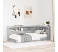 vidaXL Testata contenitore Grigio sonoma 100 cm Legno multistrato