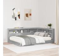 vidaXL Testata contenitore Grigio sonoma 135 cm Legno multistrato