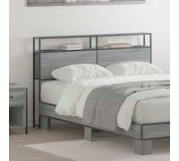 vidaXL Testata contenitore Grigio sonoma 160 cm Legno multistrato