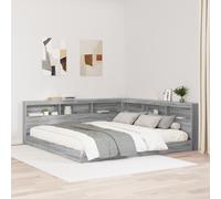 vidaXL Testata contenitore Grigio sonoma 200 cm Legno multistrato