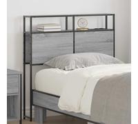 vidaXL Testata contenitore Grigio sonoma 80 cm Legno multistrato