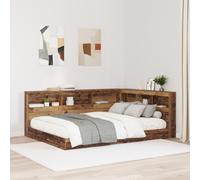 vidaXL Testata contenitore Legno vecchio 135 cm Legno multistrato