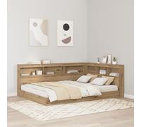 vidaXL Testata contenitore rovere artigianale 140 cm Melamina