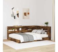 vidaXL Testata contenitore Rovere fumé 150 cm Legno multistrato