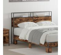 vidaXL Testata contenitore Rovere fumo 150 cm Legno multistrato