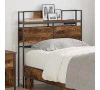 vidaXL Testata contenitore Rovere fumo 75 cm Legno multistrato