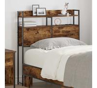 vidaXL Testata contenitore Rovere fumo 75 cm Legno multistrato