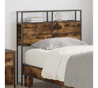 vidaXL Testata contenitore Rovere fumo 90 cm Legno multistrato