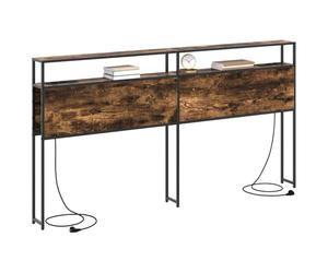vidaXL Testata contenitore Rovere fumo Legno ingegnerizzato