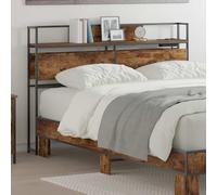 vidaXL Testata contenitore Rovere fumo Legno multistrato