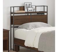 vidaXL Testata contenitore Rovere marrone 100 cm Legno multistrato