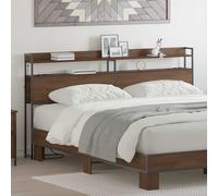 vidaXL Testata contenitore Rovere marrone 180 cm Legno multistrato