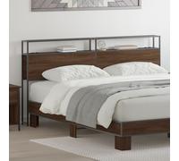 vidaXL Testata contenitore Rovere marrone 200 cm Legno multistrato