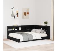 vidaXL Testata contenitore Rovere nero 150 cm Legno multistrato