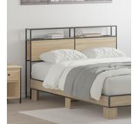 vidaXL Testata contenitore rovere sonoma 120 cm Legno multistrato