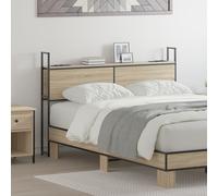 vidaXL Testata contenitore rovere sonoma 120 cm Legno multistrato