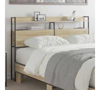 vidaXL Testata contenitore rovere sonoma 140,5 x 15 x 98 cm