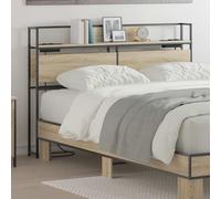 vidaXL Testata contenitore rovere sonoma 160 cm Legno multistrato