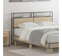 vidaXL Testata contenitore rovere sonoma 160 cm Legno multistrato