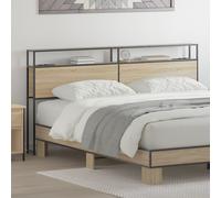 vidaXL Testata contenitore Rovere Sonoma 200 cm Legno multistrato