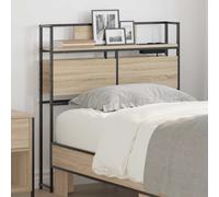 vidaXL Testata contenitore rovere sonoma 90 cm Legno multistrato