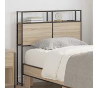 vidaXL Testata contenitore rovere sonoma 90 cm Legno multistrato