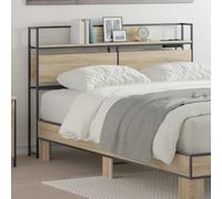 vidaXL Testata contenitore rovere sonoma Legno multistrato