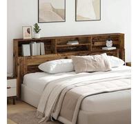 vidaXL Testata del letto Legno vecchio 220 x 19 x 101.5 cm Se cerchi un'aggiunta stilosa ma pratica per la tua camera da letto, questa testiera con libreria è quello che fa per te. Con uno stile moder