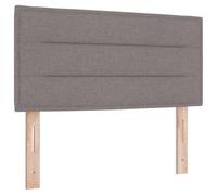 vidaXL Testata LED Design Linee Tortora 90 cm Tessuto | Montata a Muro Moderna e Minimalista Illuminazione a Striscia Perfetta per Spazi Camera da Letto Facile Installazione Altezza Regolabile Decora