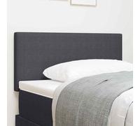 vidaXL Testata LED Design Piatto Grigio Scuro 80 cm in Velluto